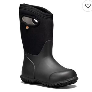 Bogs Black Kids Waterproof Boots
